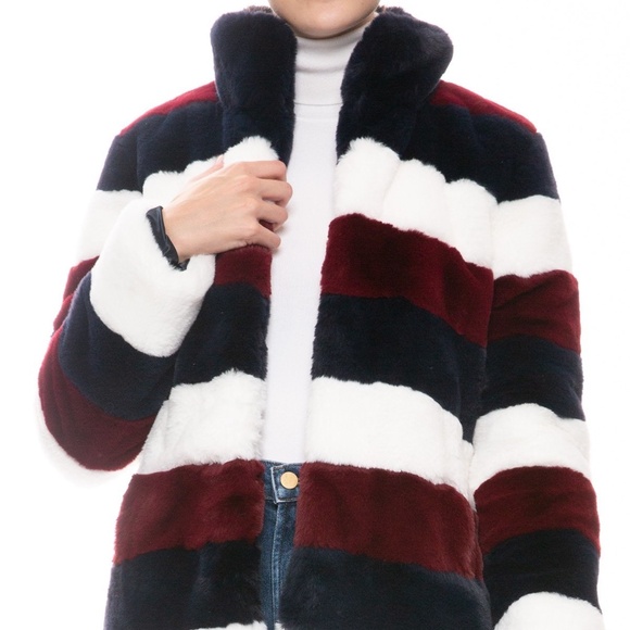 Kule The Spooner Hooded Faux-Fur Jacket - size small $675 - Picture 1 of 7